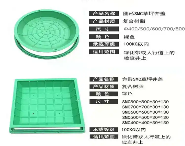 南林乡树脂复合种植井盖展示